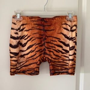 🐅Tiger Spandex Dance Shorts🐅